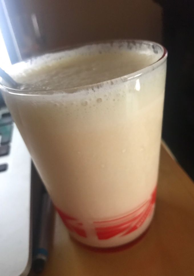 Una foto de Batido de Melocotón