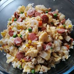 A picture of Sausage Fried Rice.