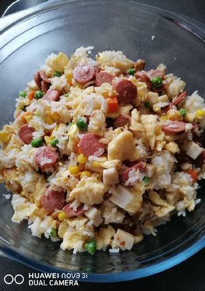 A picture of Sausage Fried Rice.