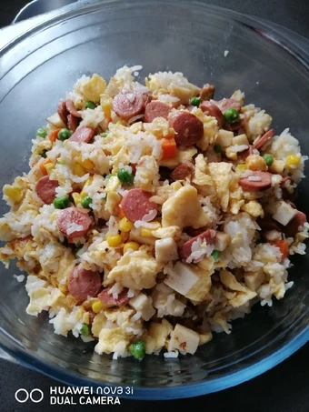 Simple Way Prepare Recipe Sausage Fried Rice that is Perfect, Addictive}