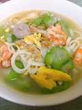 Loofah Shrimp Noodles