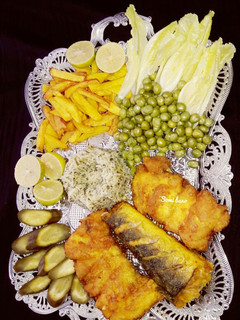 عکسی از دستور ماهی سرخ شده