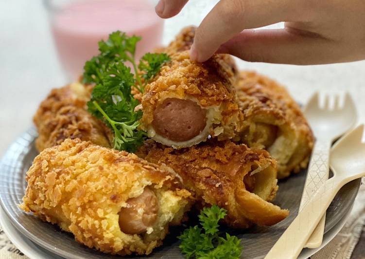 Bahan Roti Tawar Sosis ala Tiger Kitchen | Cara Masak Roti Tawar Sosis ala Tiger Kitchen Yang Enak Dan Mudah