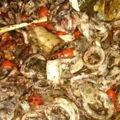 A picture of Cumi Tumis Hitam.