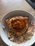 Chaussons au saumon et courgette