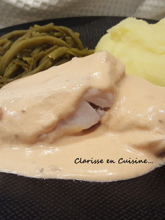 Une photo de Cabillaud sauce coco pimentée