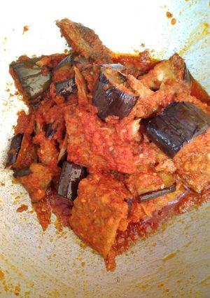 Foto resep Balado tongkol dan terong (torong)
