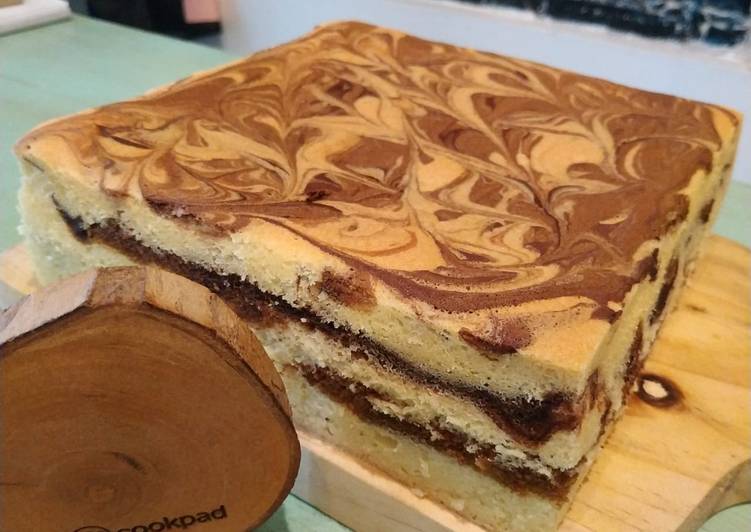 Resep 93. Cake Batik Putih Telur (anti gagal) yang Enak Banget