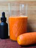 Jugo de zanahoria 🥕con aceite de orégano 🌱