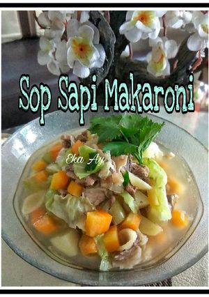 Foto resep Sop Sapi Makaroni