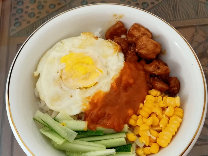 Easy Steps to Make Recipes Bibimbap the Awesome  Delicious.