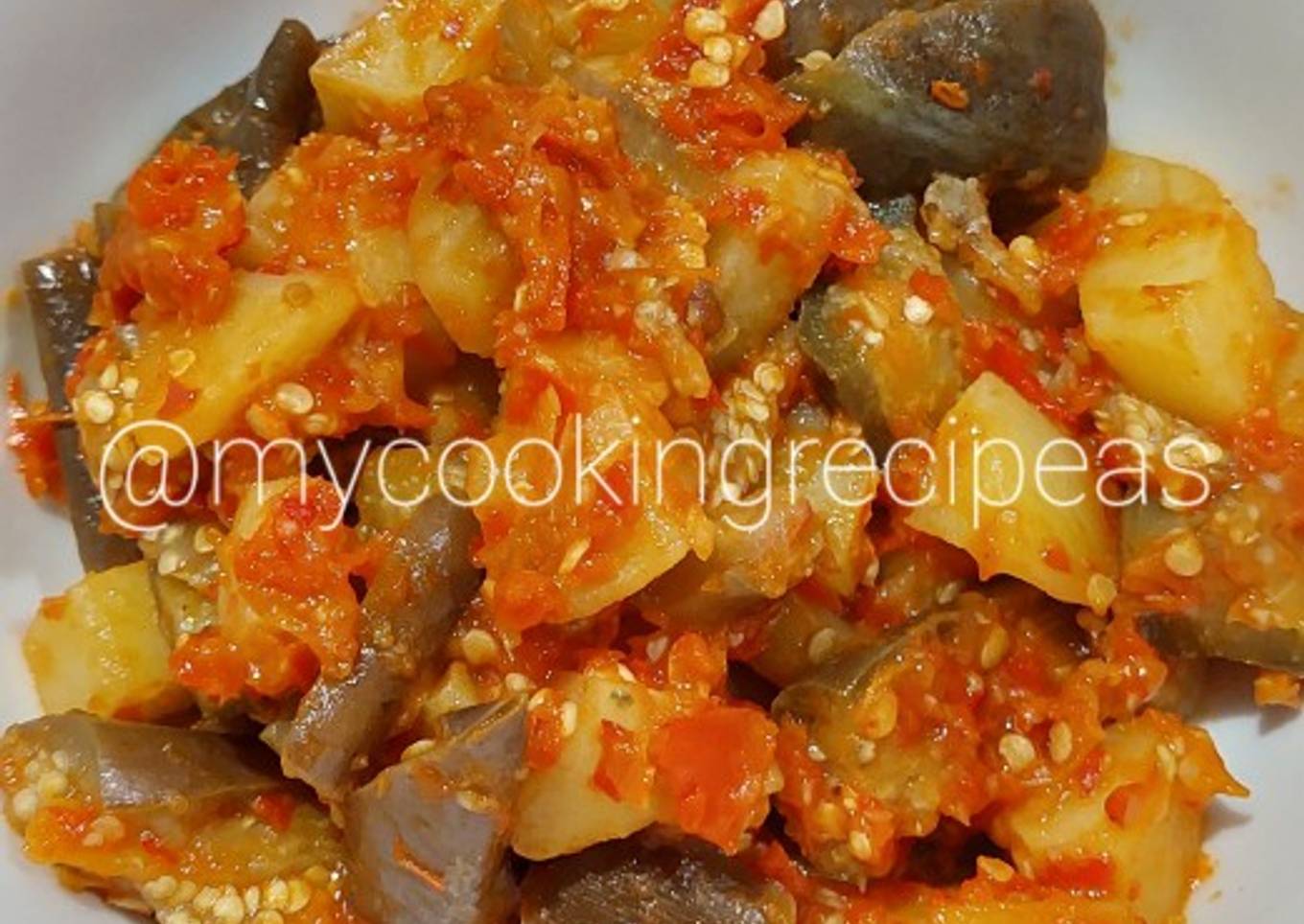 Resep Terong Kentang Balado yang Enak