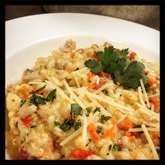 A picture of Chicken Vegetable Risotto.