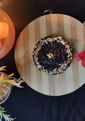A picture of Chocolate caramel tart 🇦🇺🇦🇺🇦🇺.