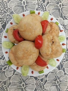 عکسی از دستور پیراشکی گوشت بقچه ای😋