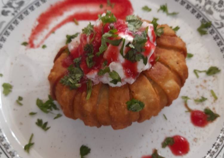 How to Prepare Speedy Ring samosa chaat