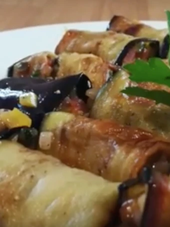 Easy Steps to Prepare|Recipe} Aubergine and ratatouille rolls, Make You Drink