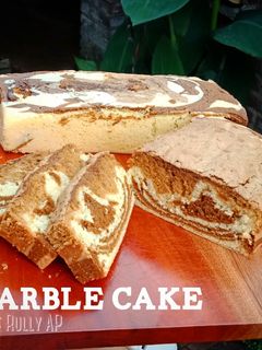 Foto resep Marble Cake / Marmer Cake / Bolu Marmer Ekonomis