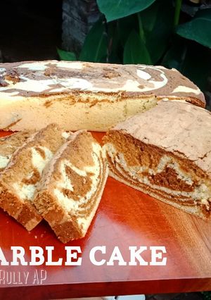 Foto resep Marble Cake / Marmer Cake / Bolu Marmer Ekonomis