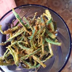 A picture of Kurkure bhindi.