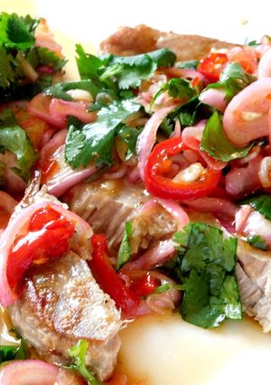 Foto resep Ikan saus lemon
