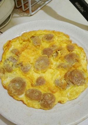 Foto resep Telur Dadar Bakso