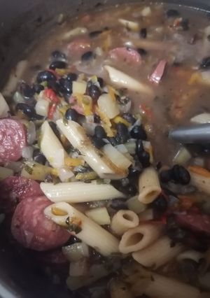 Una foto de Porotos Negro para el frío