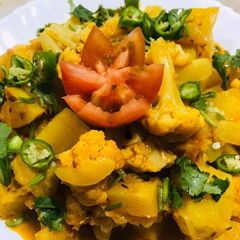 A picture of Aloo gobhi.