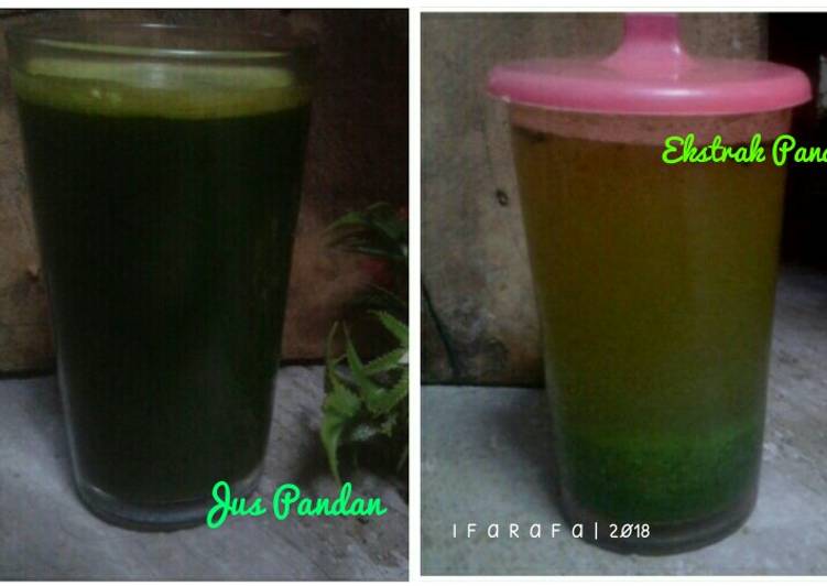 Bagaimana Membuat Jus Pandan - Ekstrak Pandan yang Bikin Ngiler