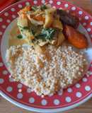 More winterveg. Creamy veg in a white wine sauce