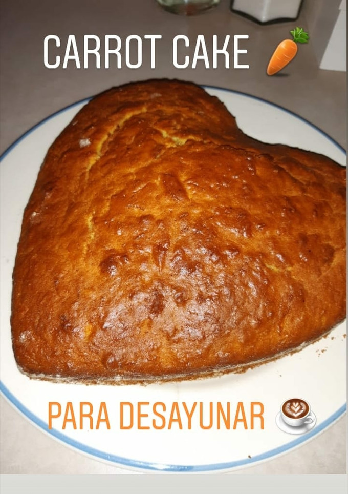 Una foto de Carrot cake o Budín de Zanahoria y nueces