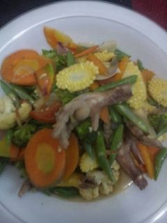 Foto resep Capcay ceker kering