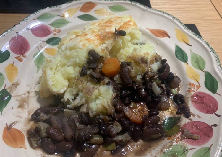 Steps to Make Perfect Black bean cottage pie