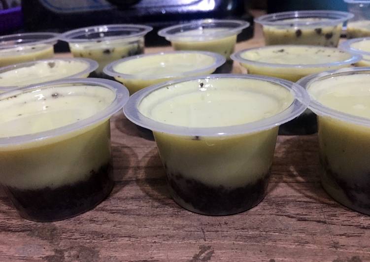 Recipe: Tasty Puding oreo matcha ala fe
