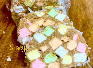 Φωτογραφία της συνταγής Lolly Cake - Marshmallow Log (Κορμός με ζαχαρωτά)!