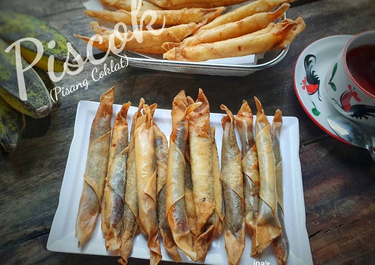 Piscok (Pisang Coklat)