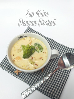 Foto resep Sup Krim Dengan Brokoli