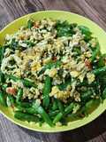 Tumis Buncis Telur