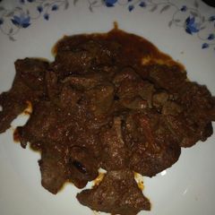 Fried liver A picture of Fried liver.