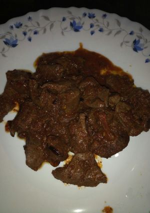 A picture of Fried liver.