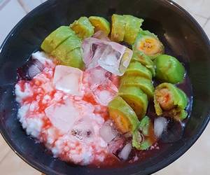 Resep Mudah Es pisang ijo Ala Rumahan Resep Mudah Es pisang ijo Ala Rumahan