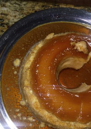 Una foto de Flan casero