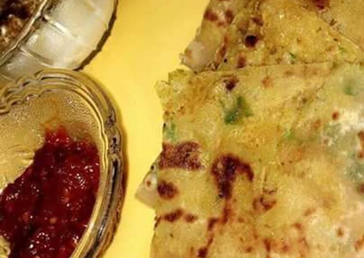 Chana daal paratha