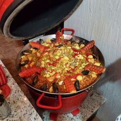 Seafood Paella A picture of Seafood Paella.
