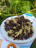 Isian timlo ala rumahan(makaroni+jamur kuping)