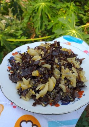 Foto resep Isian timlo ala rumahan(makaroni+jamur kuping)