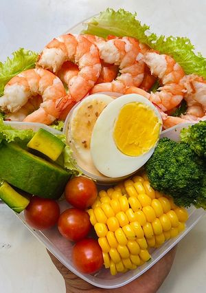 Hình của món Salad tôm.
