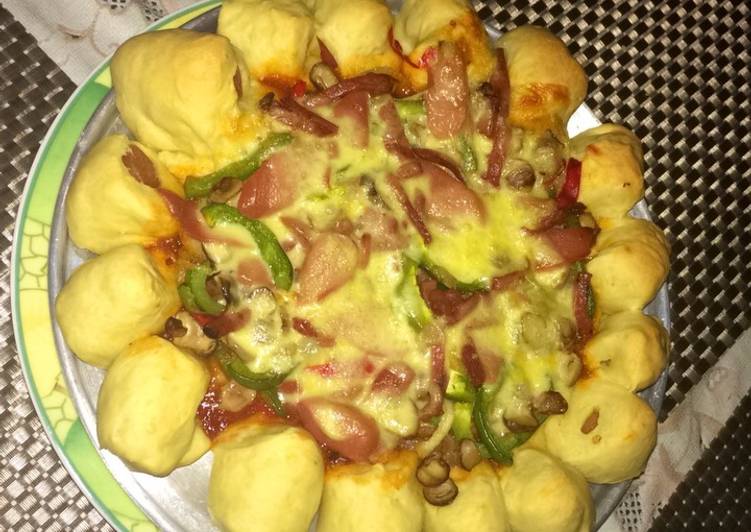 Resep Pizza beef sausage #beranibaking yang Lezat Sekali