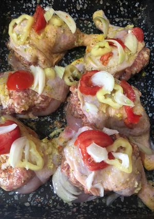 Töltött csirkecomb recept fotója