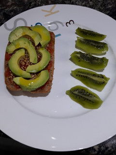 Una foto de Desayuno rico en fibra